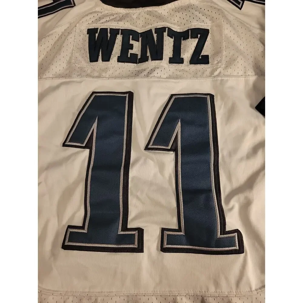 Nike Carson Wentz Philadelphia Eagles Jersey Mens Size Large 44 Football Adult